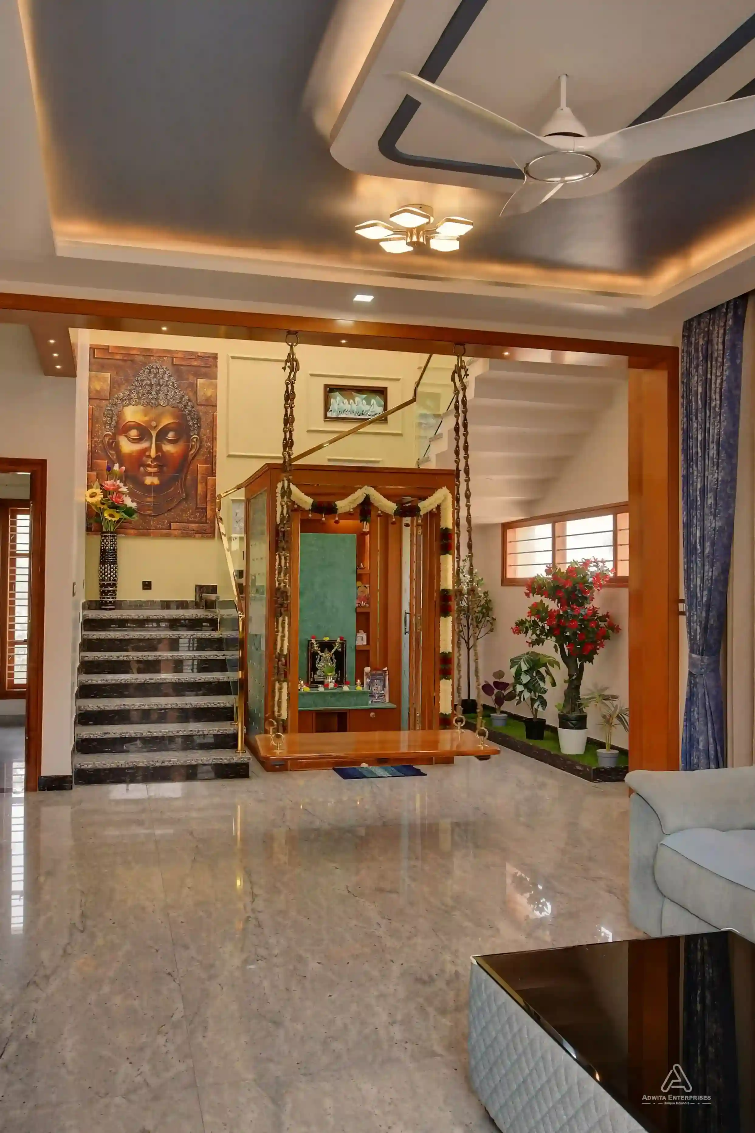 Spacious Living Room Setup